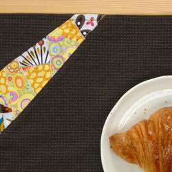 ランチョンマット ～キラキラはじける～ チャコールブラウン 2枚目の画像