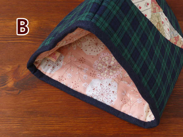 【再販】三角ティーコージーとマットのセット ～野点（のだて）～ 4枚目の画像