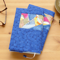 ブックカバー（新書判） ～陽気なカモメ、風に乗る～ 1枚目の画像