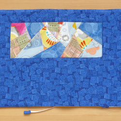 ブックカバー（新書判） ～陽気なカモメ、風に乗る～ 2枚目の画像