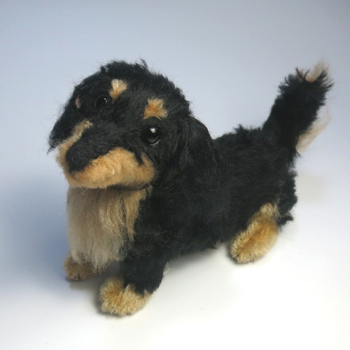 黒タンのミニチュアダックス♪ ぬいぐるみ レイコハンズ 通販