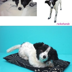 [受注製作]　体長25ｃｍ伏せポーズ・写真から作る愛犬のぬいぐるみ 3枚目の画像