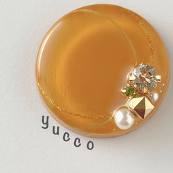 ◇受注制作◇【レジン＊ポニーフック・ヘアゴム・帯留め】ひかえめ