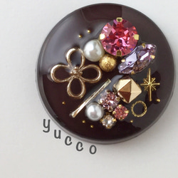 ◇受注制作◇【レジン＊ポニーフック・ヘアゴム・帯留め】たっぷり