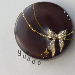 ◇受注制作◇【レジン＊ポニーフック・ヘアゴム・帯留め】ひかえめ