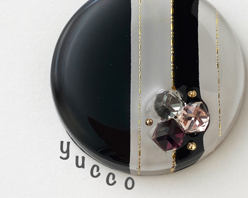 ◇受注制作◇【レジン＊ポニーフック・ヘアゴム・帯留め】シンプル