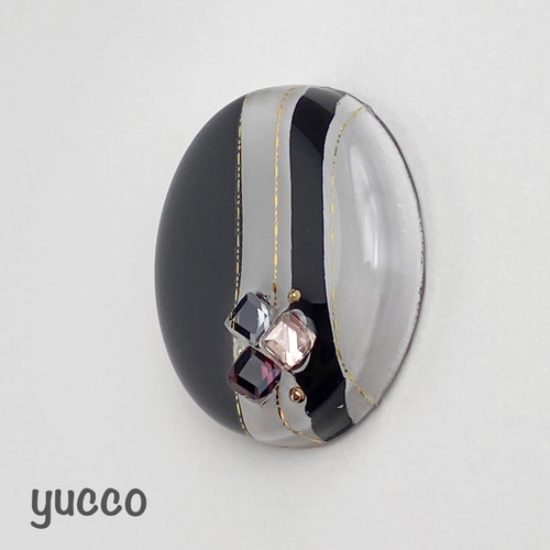 ◇受注制作◇【レジン＊ポニーフック・ヘアゴム・帯留め】シンプル