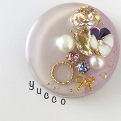 ◇受注制作◇【レジン＊ポニーフック・ヘアゴム・帯留め】たっぷり