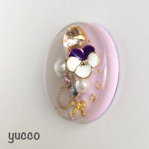 ◇受注制作◇【レジン＊ポニーフック・ヘアゴム・帯留め】たっぷり