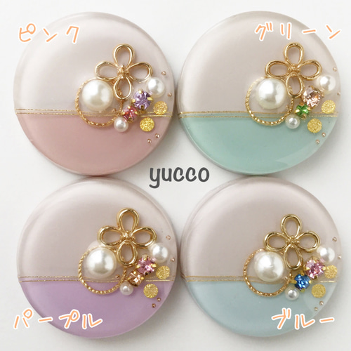 ◇受注制作◇【レジン＊ポニーフック・ヘアゴム・帯留め】たっぷり