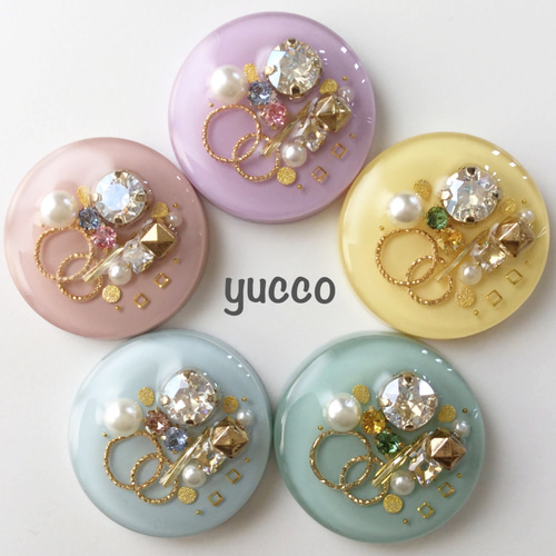 ◇受注制作◇【レジン＊ポニーフック・ヘアゴム・帯留め