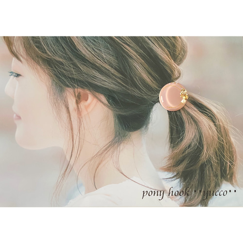 レジンヘアゴム・ポニーフック・ブローチ・ネックレス・ホルダーNo.904 ◇受注制作◇【レジン＊ポニーフック・ヘアゴム・帯留め