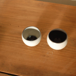 まるいカップ　黒白セット　ぺあ➀ 5枚目の画像