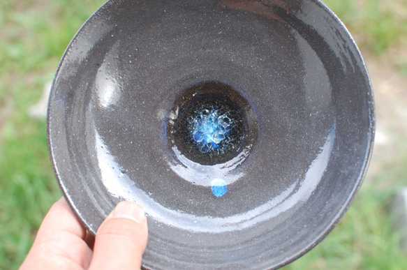 リムのついた平皿　黒　➀ 5枚目の画像