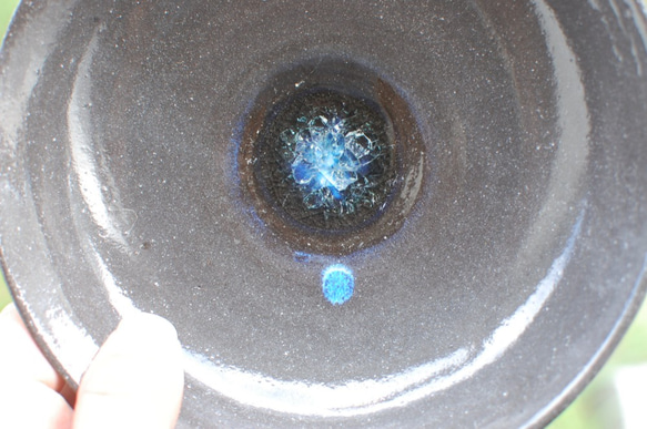 リムのついた平皿　黒　➀ 8枚目の画像