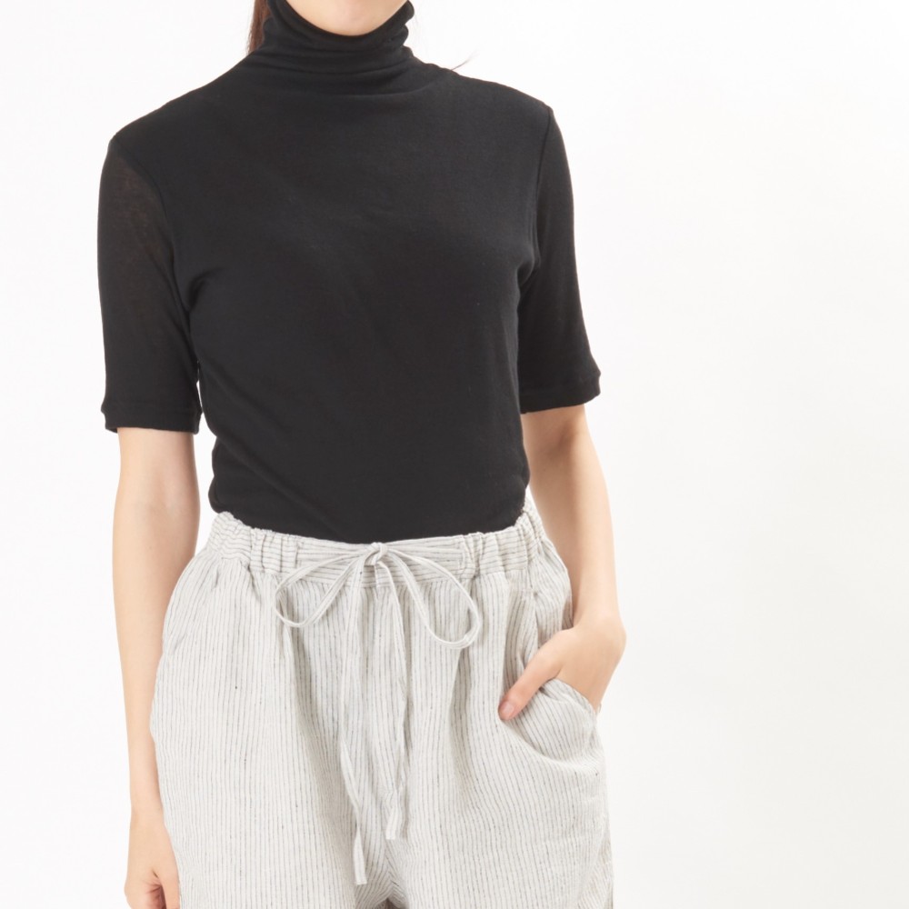 日本製/綿100％Ｔシャツ　ハイネック半袖　　..5833 8,694円