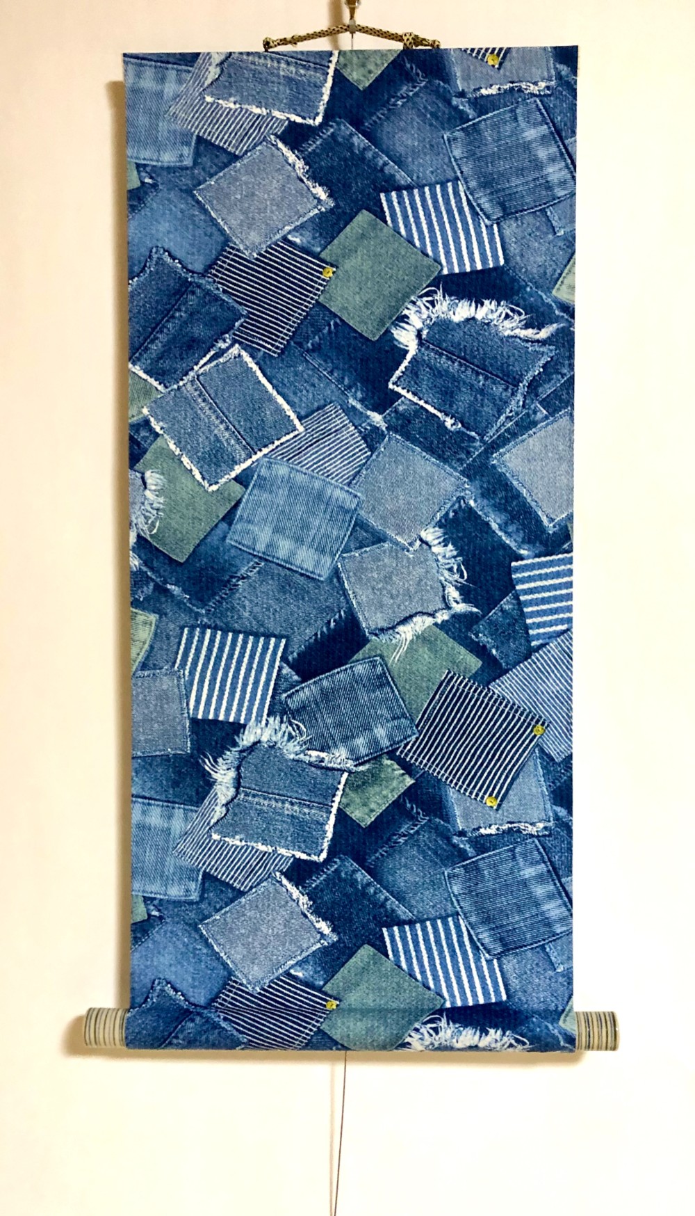 壁掛け飾り（布製/壁掛け/掛軸/和風/タペストリー）