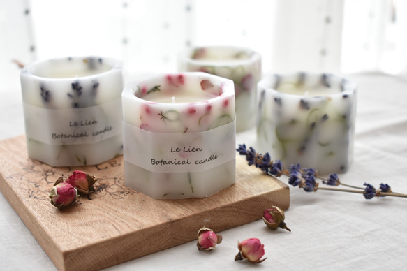 ボタニカルキャンドル○ソイワックスキャンドル キャンドル
