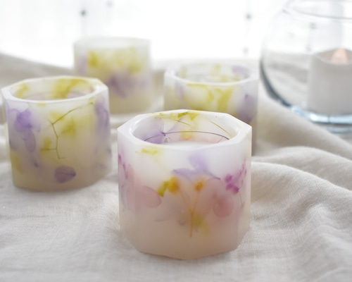 ㊲pinkボタニカルキャンドルホルダーset Ⅰ ㊲pinkボタニカルキャンドルホルダーset Ⅰ