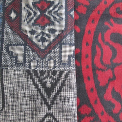 從和服製作發網重拍兩種類型的大島吹紬×紅，黑梅森 第5張的照片