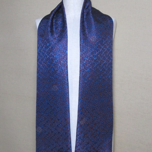 着物リメイク 2way7種類の大島紬をパッチワークしたストール