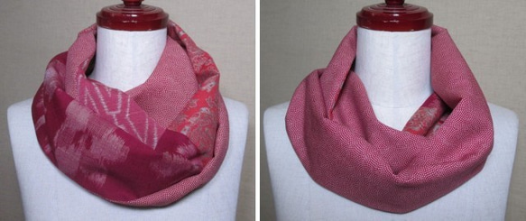 和服重製Snude由四種類型的紅布羊毛和服組合而成 第3張的照片