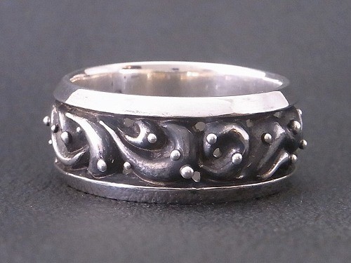 唐草リング 指輪 シルバー925 【刻印無料】 唐草 唐草模様 アラベスク リング シルバーアクセサリー シルバー