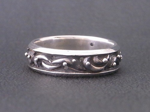 唐草リング 指輪 シルバー925 【刻印無料】 唐草 唐草模様 アラベスク リング シルバーアクセサリー シルバー