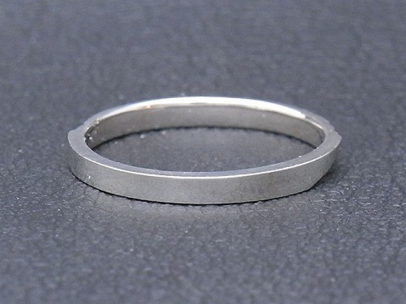 ストラクチャー リング 指輪 シルバー925 【刻印無料】 シンプル シルバーアクセサリー メンズ レディース 3枚目の画像