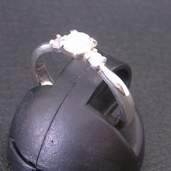 ストーンリング シルバー925 【刻印無料】 リング 指輪 誕生石 天然石 レディース 女性 シルバーアクセサリー 4枚目の画像