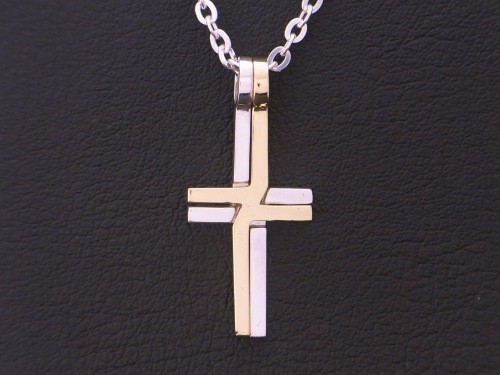 クロスネックレス シルバー925 【刻印無料】 十字架 クロス ネックレス ペンダント シルバーアクセサリー メンズ