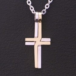 クロスネックレス シルバー925 【刻印無料】 十字架 クロス
