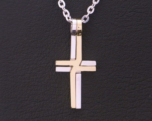 シルバー 925クロス型ペンダント 2012年刻印 シルバー 925クロス型