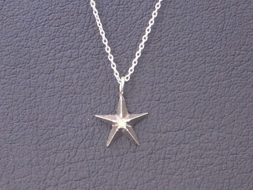 スターネックレス シルバー925 星 スター ネックレス ペンダント 選べる 天然石 誕生石 シルバーアクセサリー