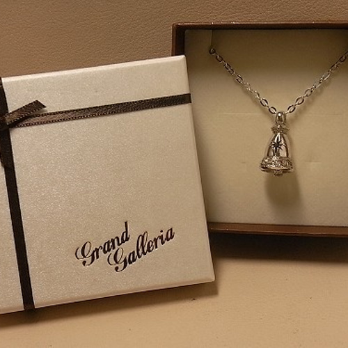 太陽ベルネックレス シルバー925 【刻印無料】 ベル 鐘 太陽 サン 波