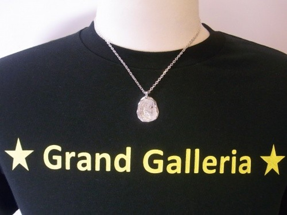 シルバー925　太陽フェザーネックレス　選べる天然石・誕生石　Grand Galleria 3枚目の画像