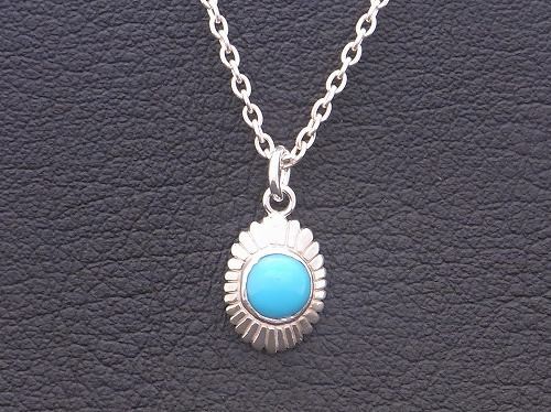 シルバー925　ターコイズネックレス　Grand Galleria