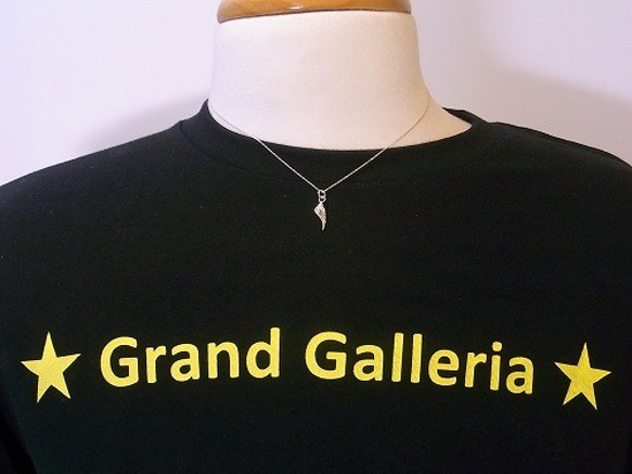 シルバー925　翼ネックレス　小　Grand Galleria 3枚目の画像