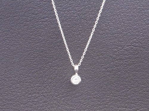 シルバー925　ストーンネックレス　キュービックジルコニア　Grand Galleria