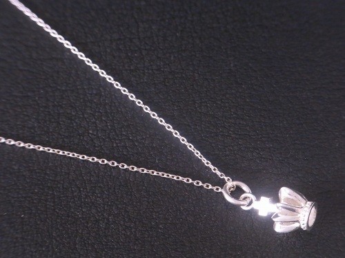 シルバー925　クラウンネックレス　Grand Galleria