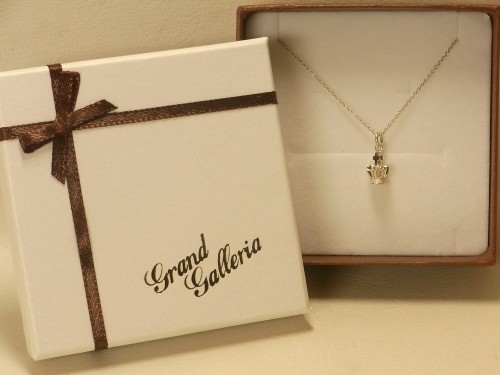 シルバー925　クラウンネックレス　Grand Galleria