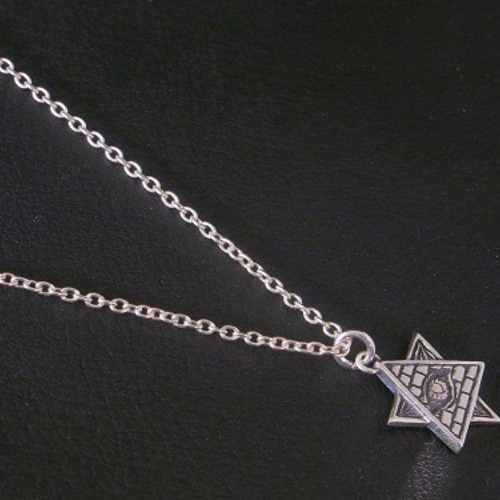 シルバー925 六芒星 フリーメイソンネックレス Grand