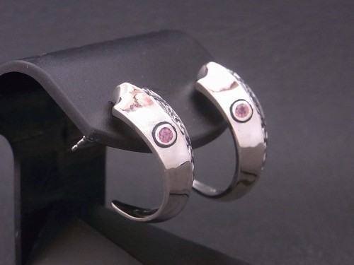 【両耳用】シルバー９２５　イーグルクローピアス　選べる天然石・誕生石　Grand Galleria