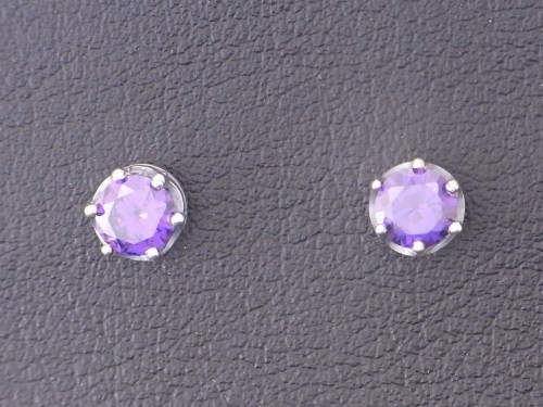 【両耳用】シルバー９２５　クラウンピアス　キュービックジルコニア　Grand Galleria