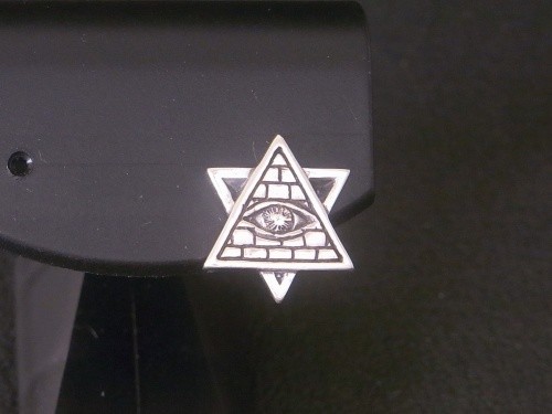 【片耳用】シルバー９２５　フリーメイソンピアス　Grand Galleria