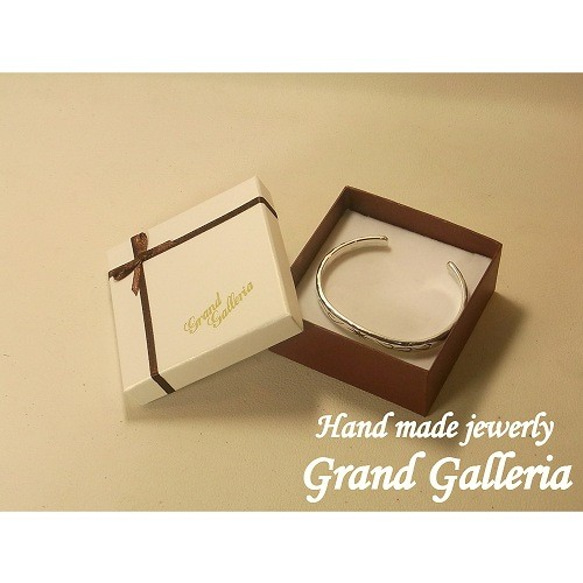 シルバー925　太陽　唐草バングル　アラベスク　ブレスレット　フリーサイズ　Grand Galleria 5枚目の画像
