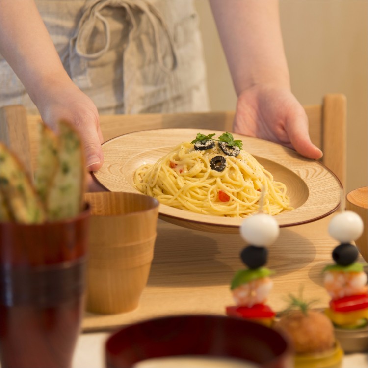 栓　Shikki　de　Pasta　ナチュラル　渕朱