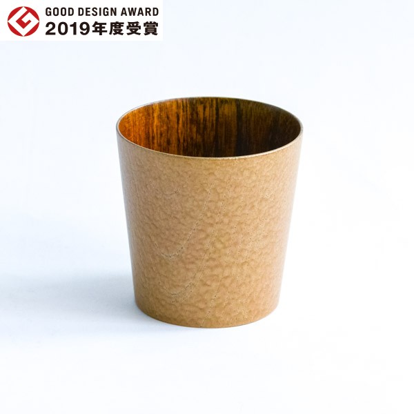 うつろいカップ　シャンパンゴールド拭漆　L 4,950円