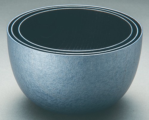うつろいボウル　クールブラック黒摺