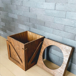 カントリー　ダストbox   観葉植物　アメリカン　ヴィンテージ 2枚目の画像